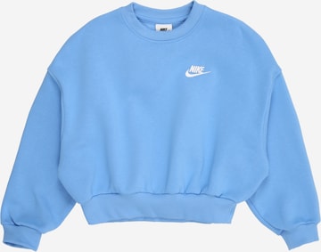 Sweat-shirt 'CLUB FLC' Nike Sportswear en bleu : devant