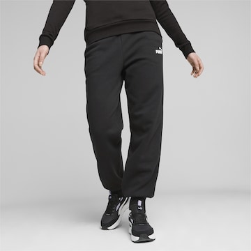 PUMA Loose fit Pants in Black: front