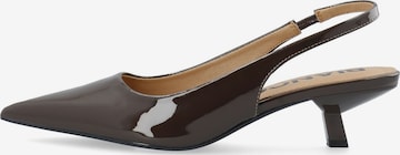 Bianco Slingpumps 'KRISTIN' i brun: forside