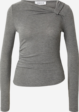 pilka EDITED Marškinėliai 'Karter': priekis