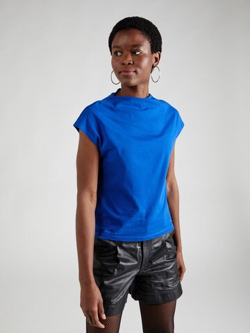 Lindex - Camisa 'Romy' em azul: frente
