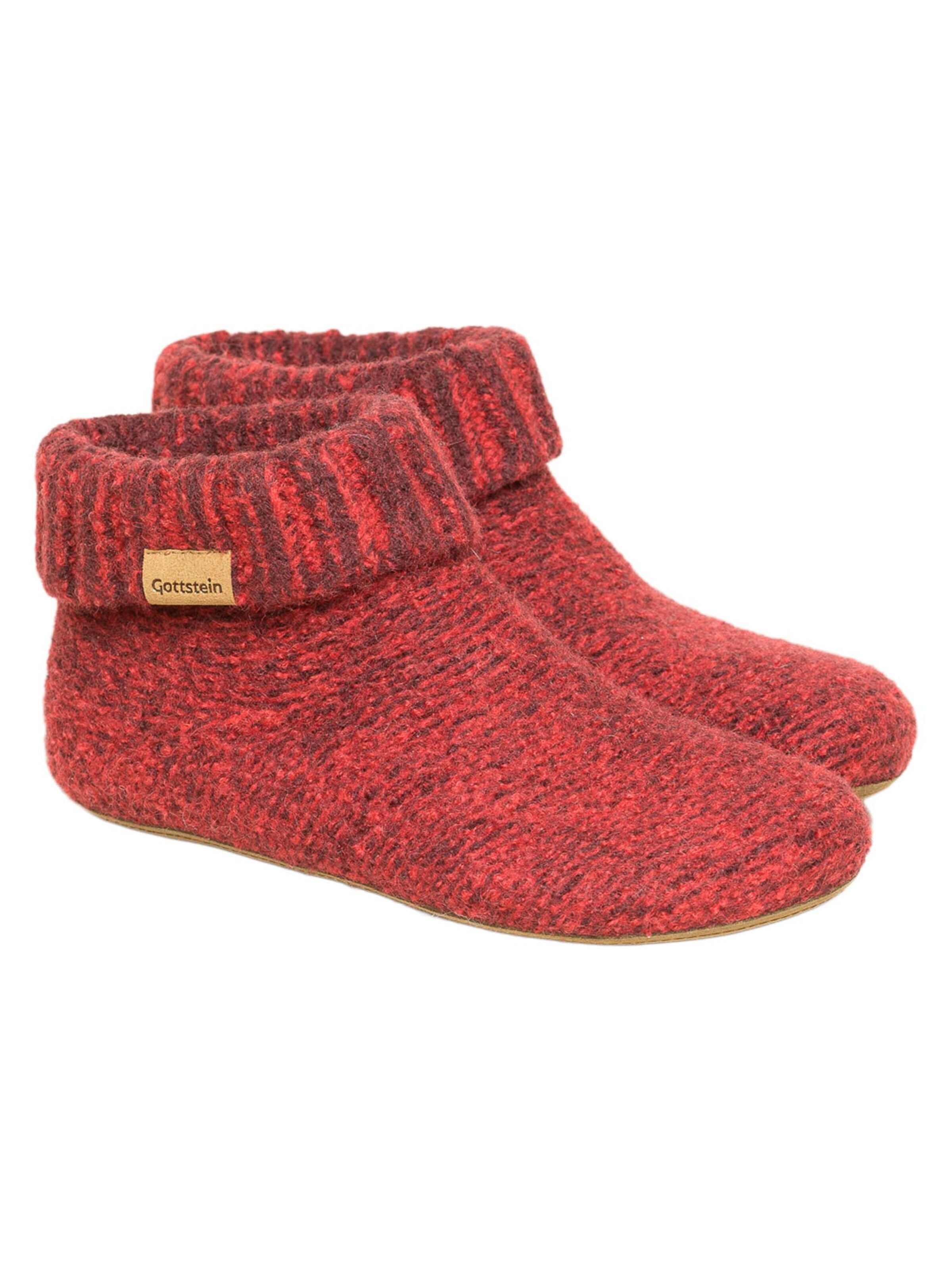 Gottstein Pantolette 'Knit Boot'‌‌‌‌‌‌ in Rot