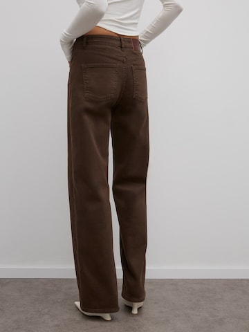 Wide leg Jeans di RÆRE by Lorena Rae in marrone