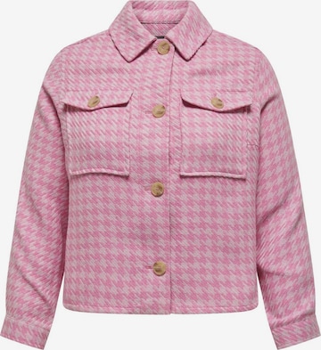 ONLY Carmakoma Between-Season Jacket 'KIMMIE' in Pink: front