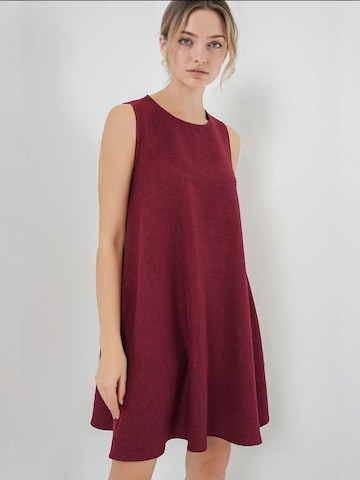 Bigdart - Vestido em vermelho: frente