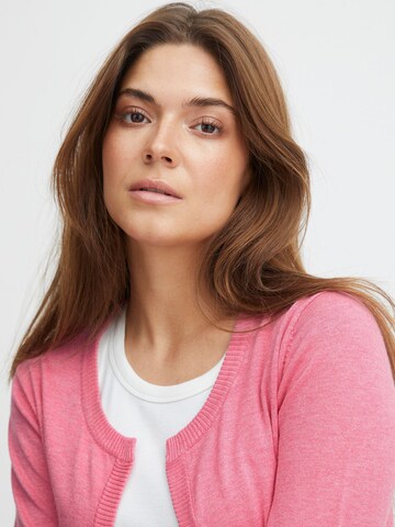PULZ Jeans Gebreid vest 'Sara' in Roze