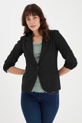 Fransa Blazer in Schwarz: Vorderseite