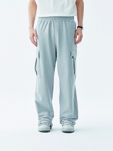 VAMOS CLO - Loosefit Calças 'Inglewood' em azul: frente