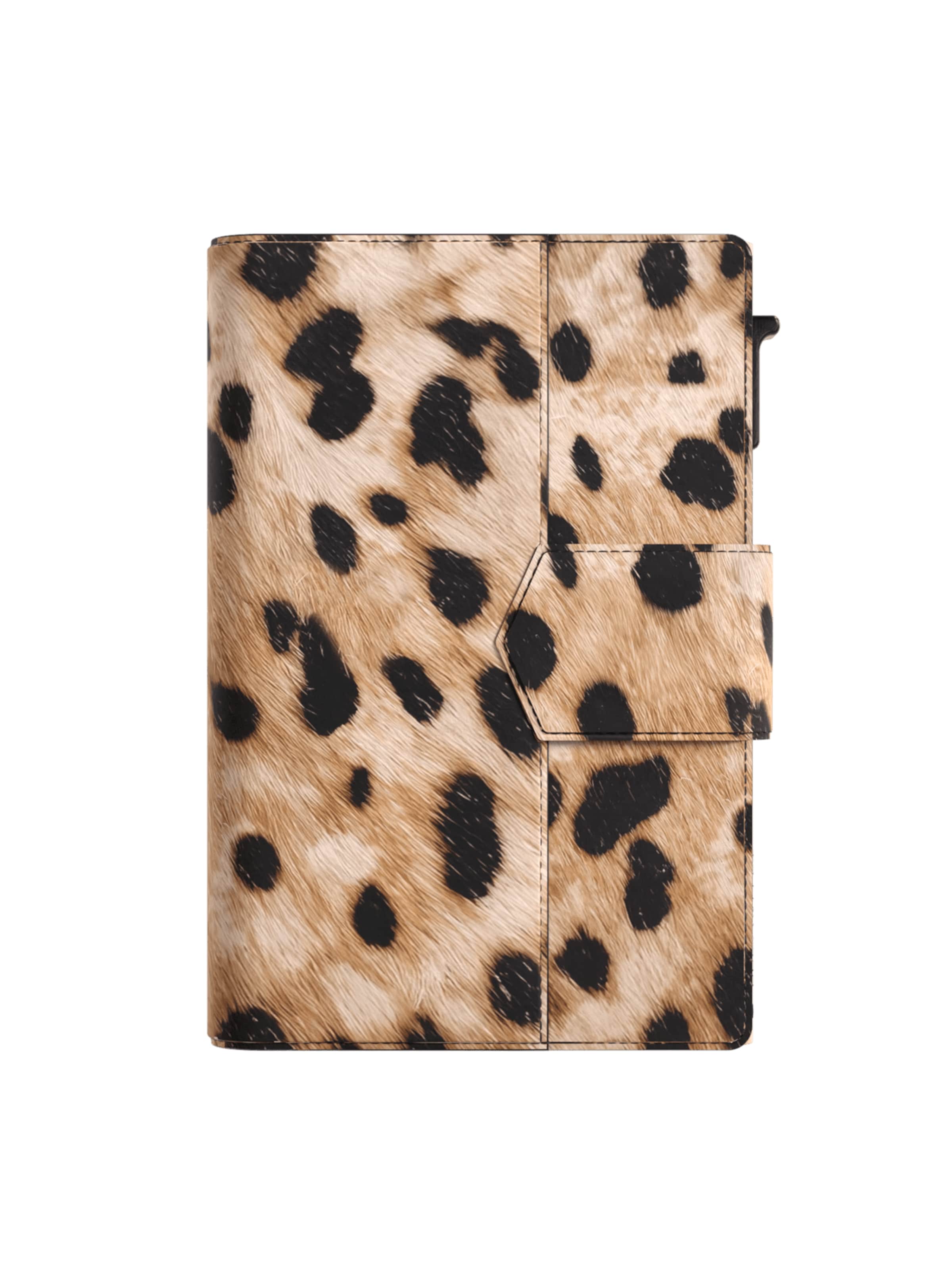 Prowallet Wallet 'Pasjeshouder Plus Leopard' in Beige: front
