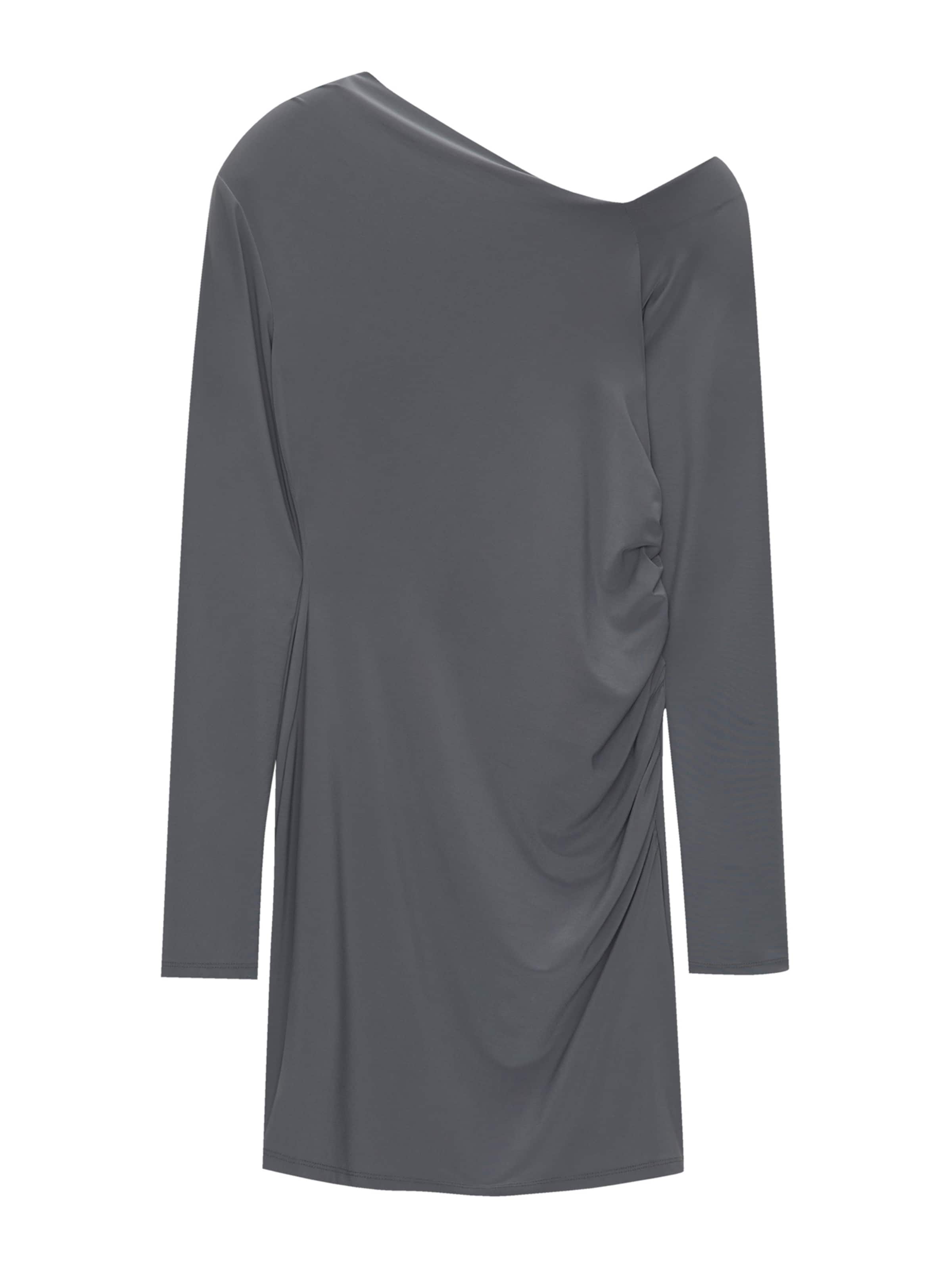 Pull&Bear Kleid in Grau: Vorderseite