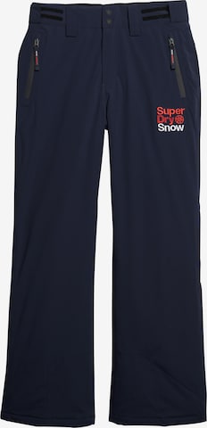 Superdry Regular Outdoorhose in Blau: predná strana