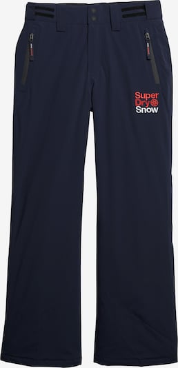 Superdry Pantalon outdoor en marine / rouge / blanc, Vue avec produit