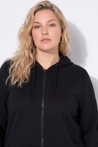Ulla Popken Sweat jacket in Black