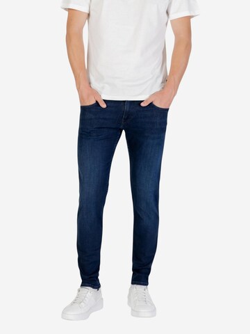 REPLAY Slimfit Jeans in Blauw: voorkant