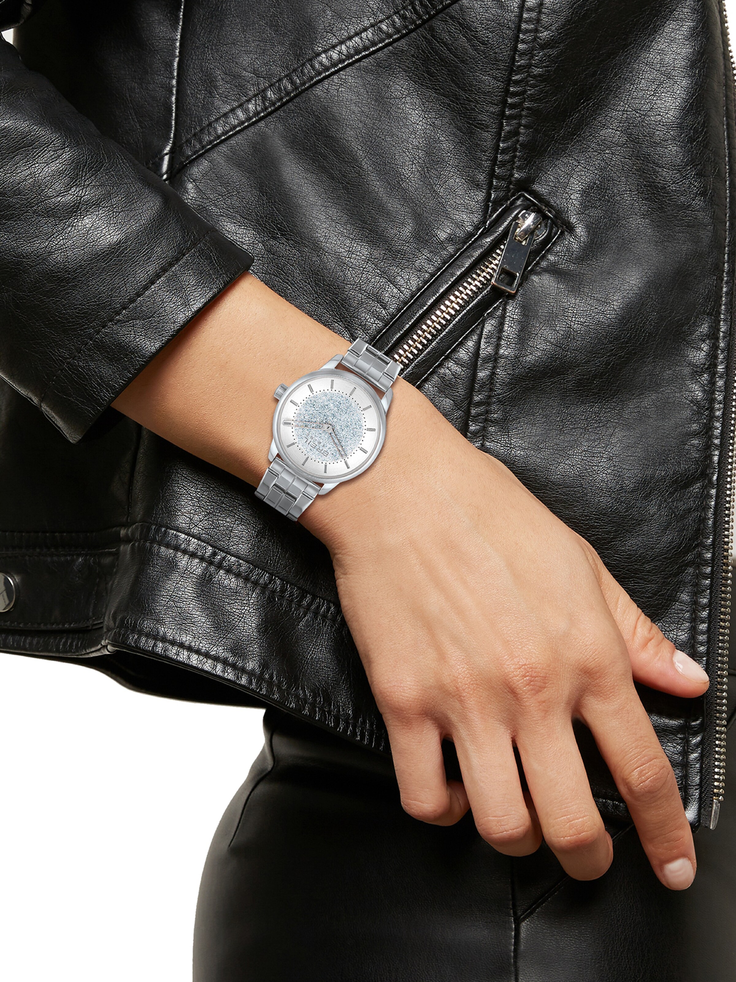 Breil Analog watch 'Lucille' in Silver: front