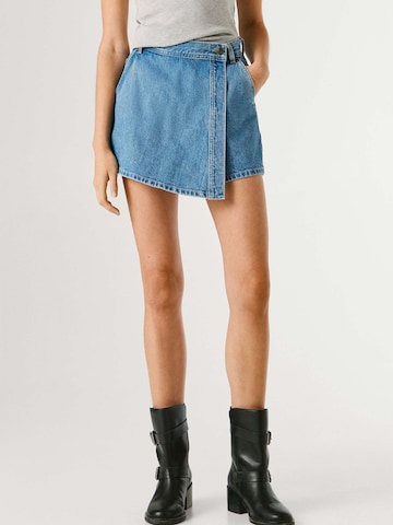 Pepe Jeans Regular Skirt in Blue: front