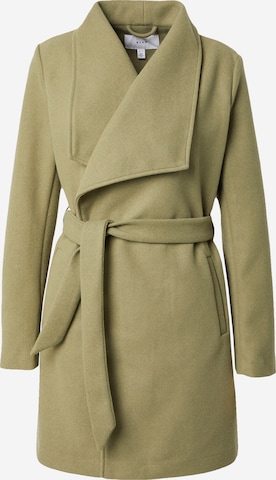 VILA Between-Seasons Coat 'Cooley' in Green: front