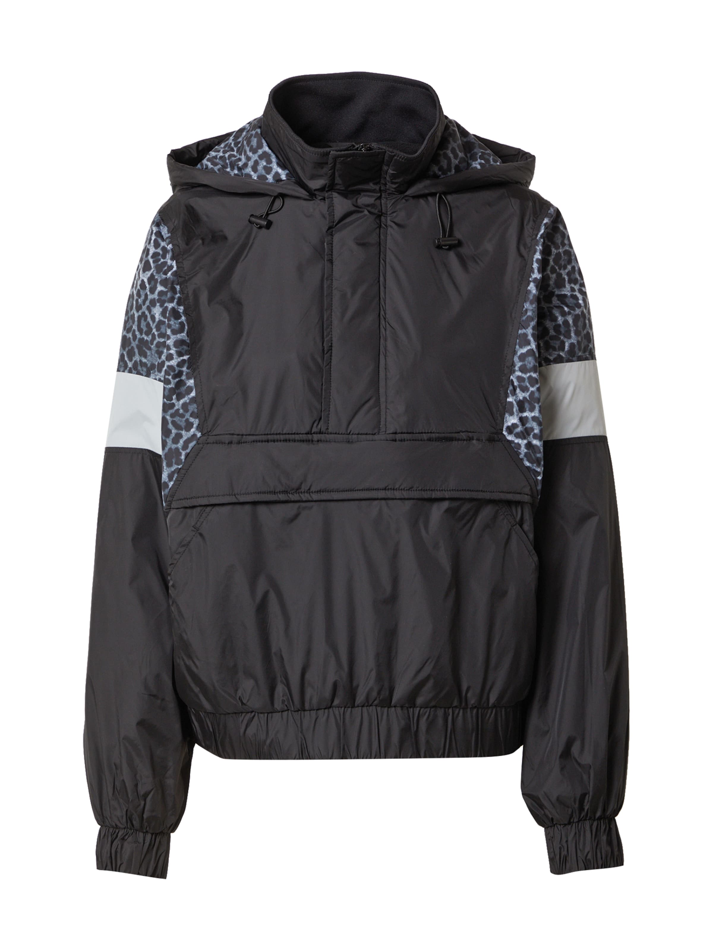 Urban Classics Overgangsjakke i sort: forside