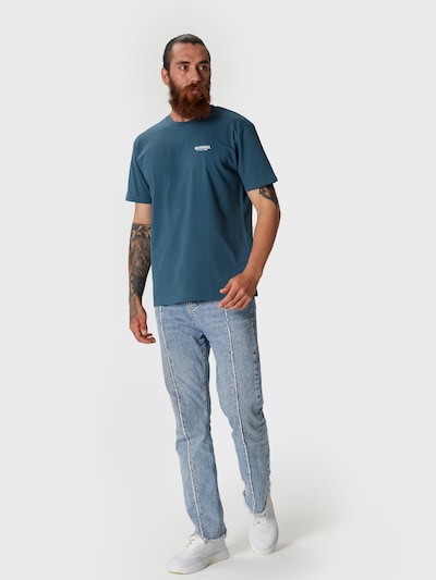 Oldskull Shirt in Petrol / White, Item view