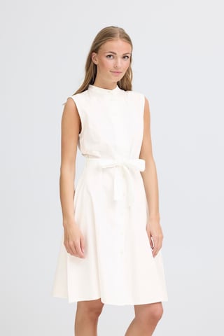Robe 'IHFanty' ICHI en blanc : devant