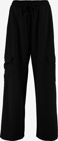 Hailys Kargo hlače 'Josie' | črna barva: sprednja stran