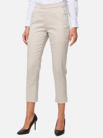 Regular Pantalon 'Luna' Orsay en gris : devant