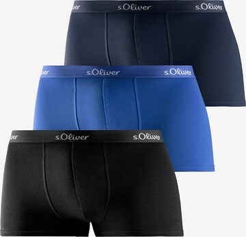 s.Oliver Boxer shorts in Blue: front