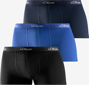 s.Oliver - Calzoncillo boxer en azul: frente