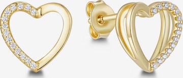 Pure Schmuck - Pendientes 'Heart Glow Ohrringe' en oro: frente