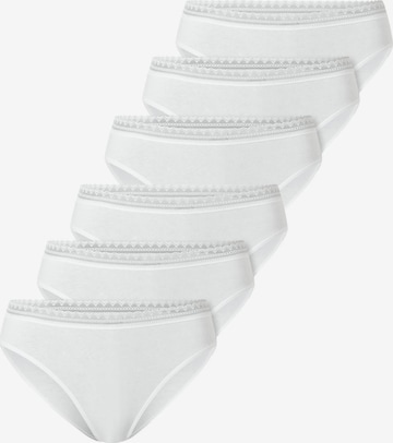 Slip SCHIESSER en blanc : devant