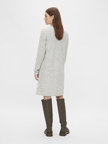 PIECES Knitted dress 'Ellen' in Grey