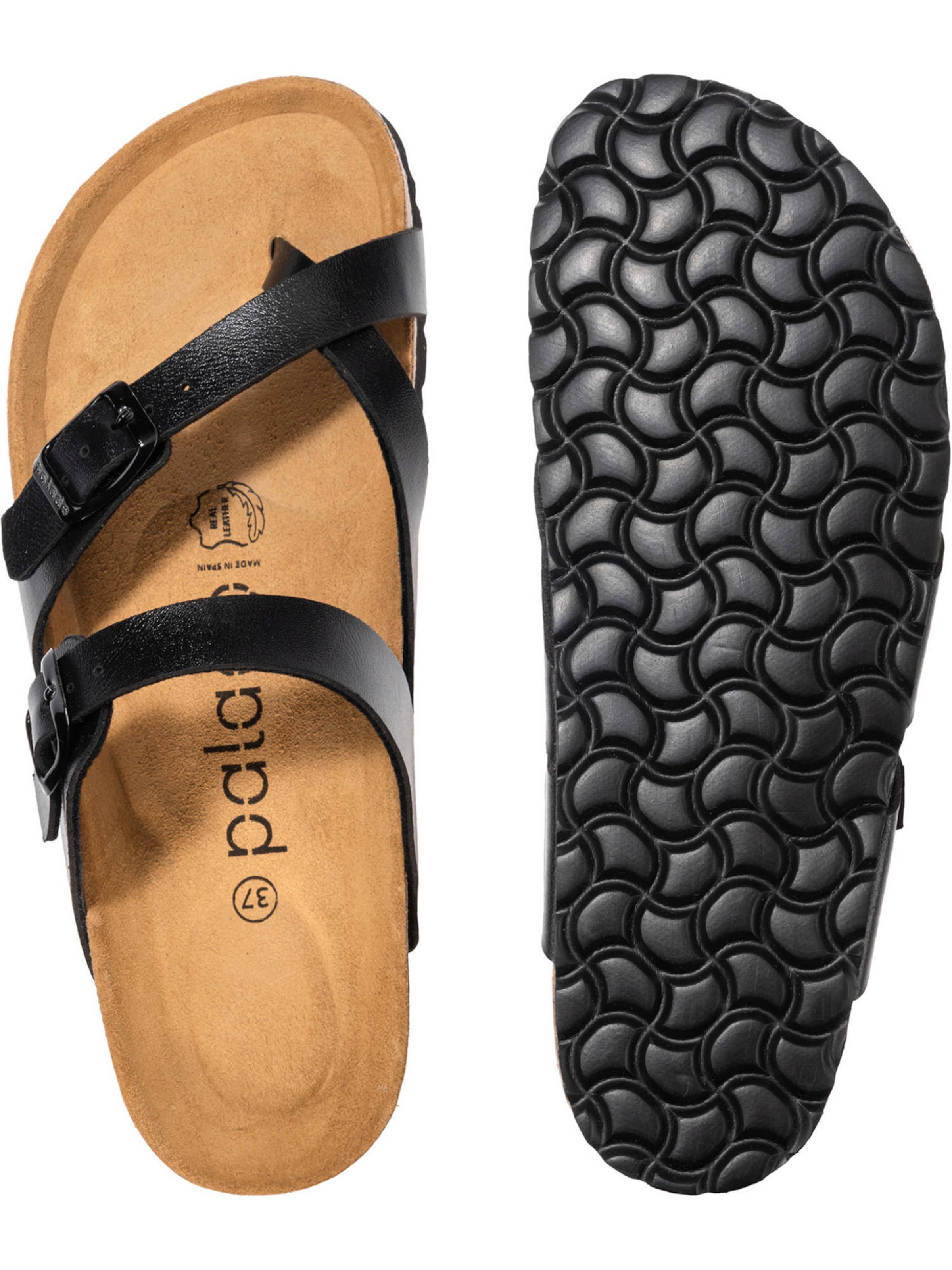 Palado Teenslipper 'Cres' in Zwart