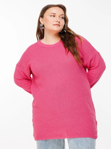 Shape Of You Trui in Roze