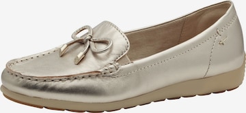 Mocassin Tamaris en or : devant