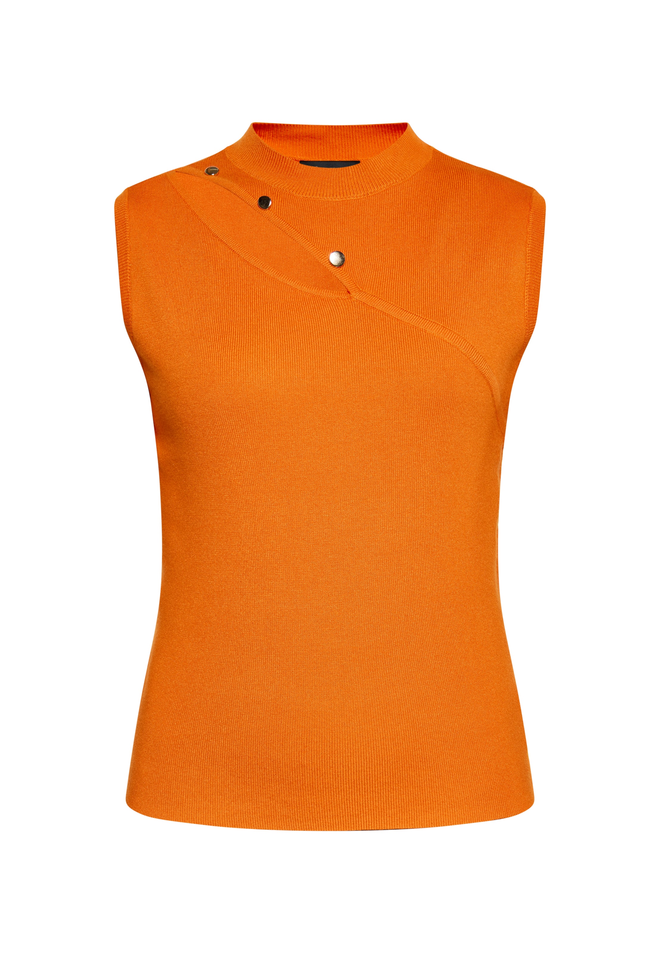 NAEMI Gebreide top in Oranje: voorkant