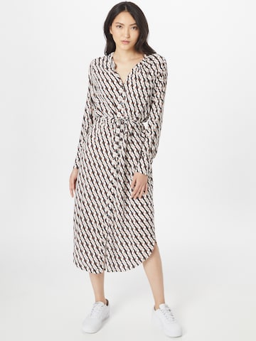 COMMA Shirt Dress in White: front