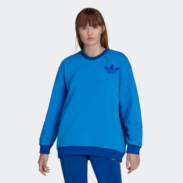 ADIDAS ORIGINALS Тениска 'Adicolor 70S' в синьо: отпред