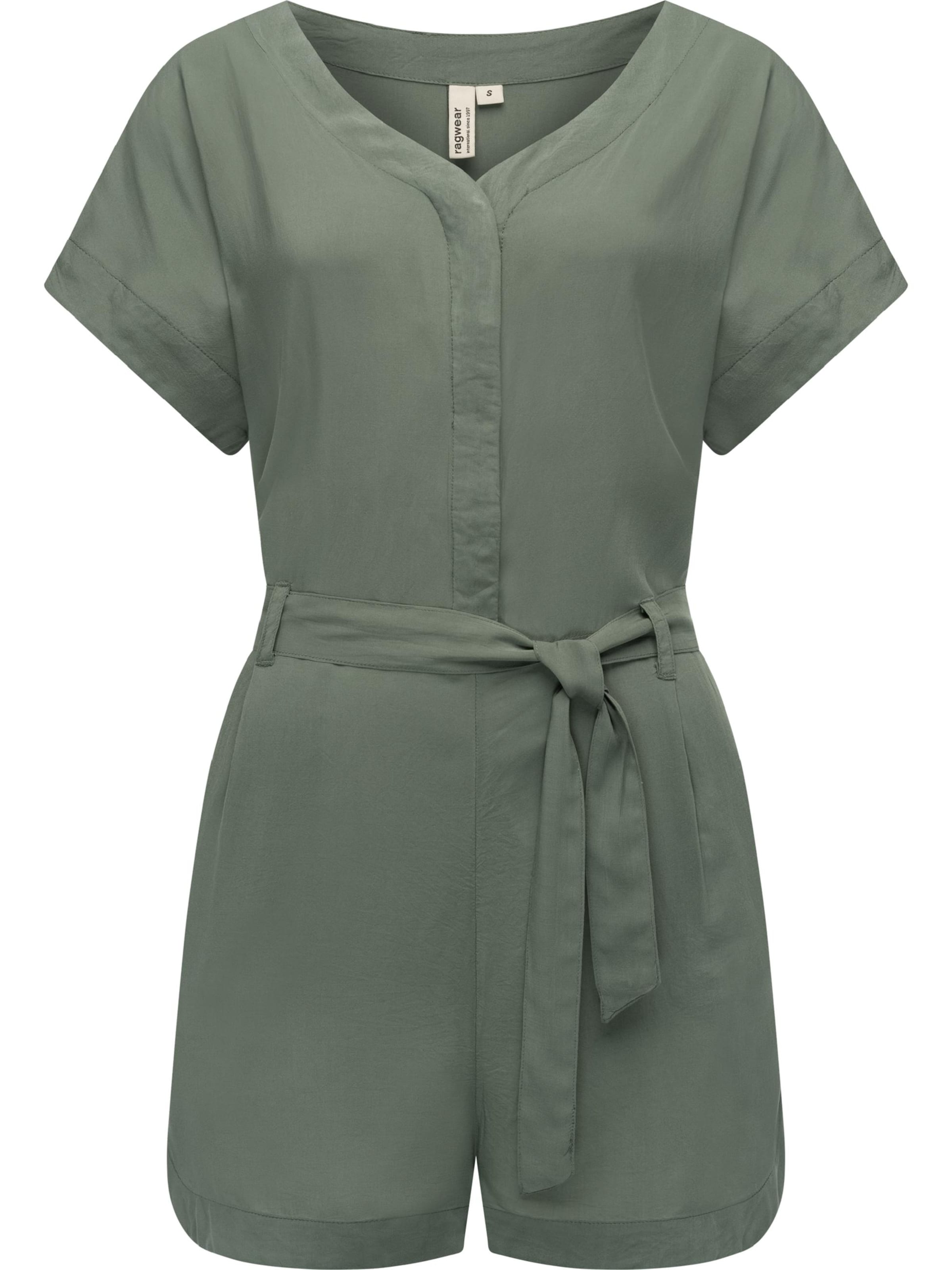 Ragwear Jumpsuit 'Salwin' i grön: framsida