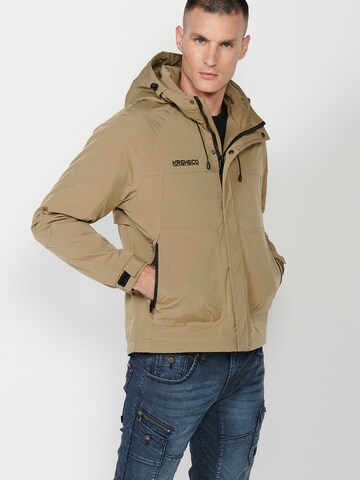 KOROSHI Between-Season Jacket in Green