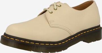 Scarpa stringata 'Virginia' di Dr. Martens in beige: frontale