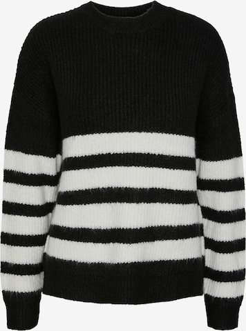 PIECES Sweater 'BROOKS' in Black: front