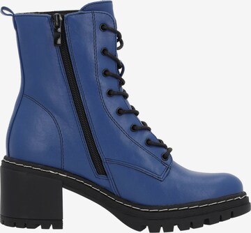 Palado Lace-Up Ankle Boots 'Kefalonia' in Blue