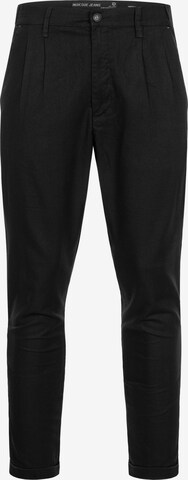 Pantalon chino ' Cunningham ' INDICODE JEANS en noir : devant