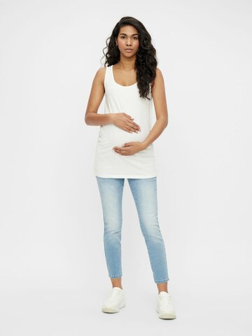 MAMALICIOUS Slimfit Jeans in Blau