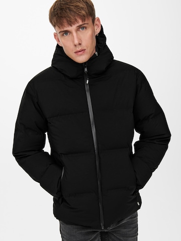 Only & Sons Winter jacket 'Marshall' in Black