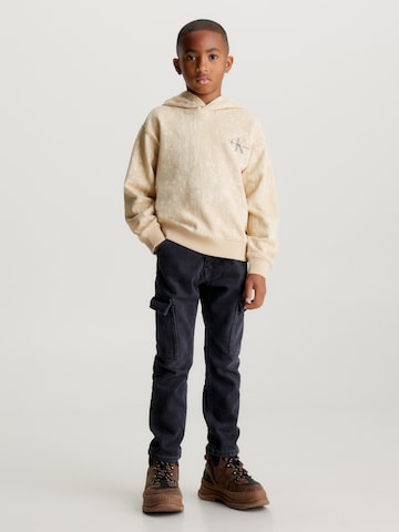 Calvin Klein Jeans Bluza w kolorze beżowy