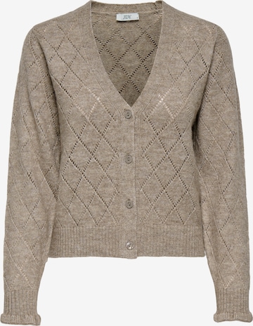 JDY Strickjacke 'JDYLetty' in Grau: Vorderseite