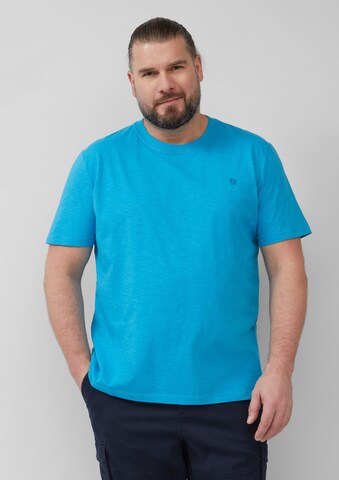 s.Oliver Shirt in Blauw: voorkant