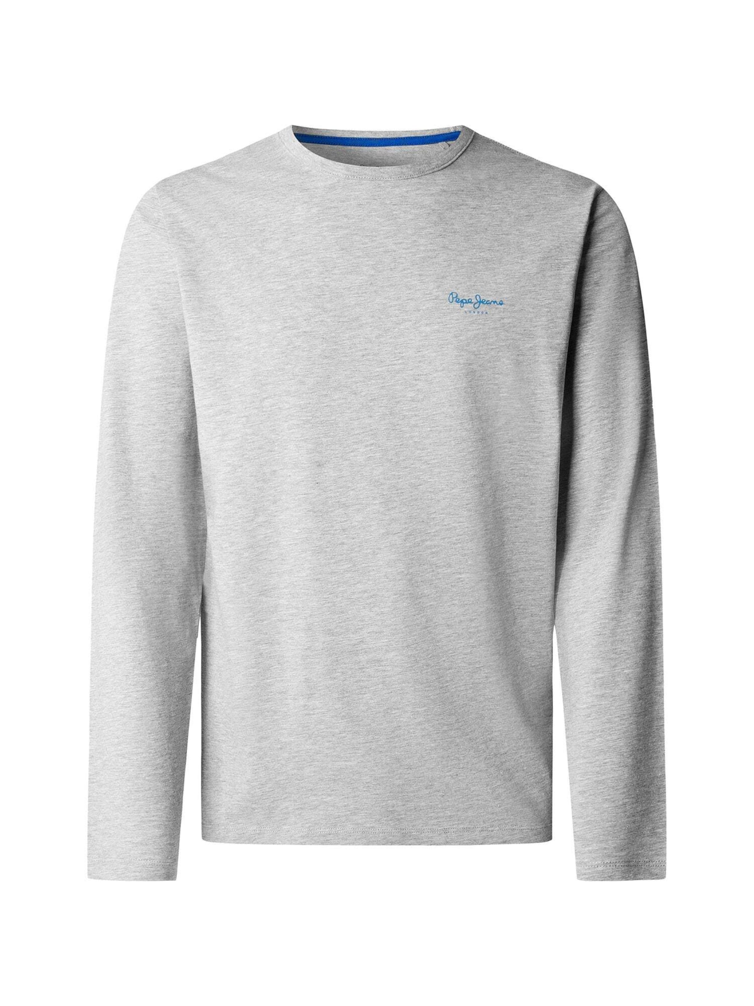 Sweat-shirt Pepe Jeans en gris : devant