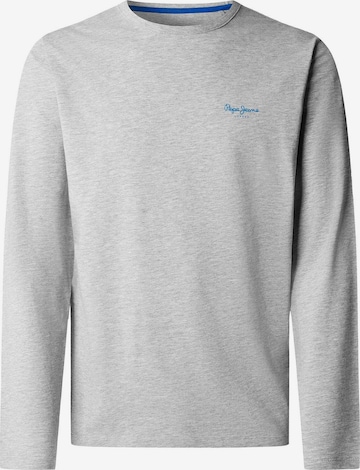 Sweat-shirt Pepe Jeans en gris : devant